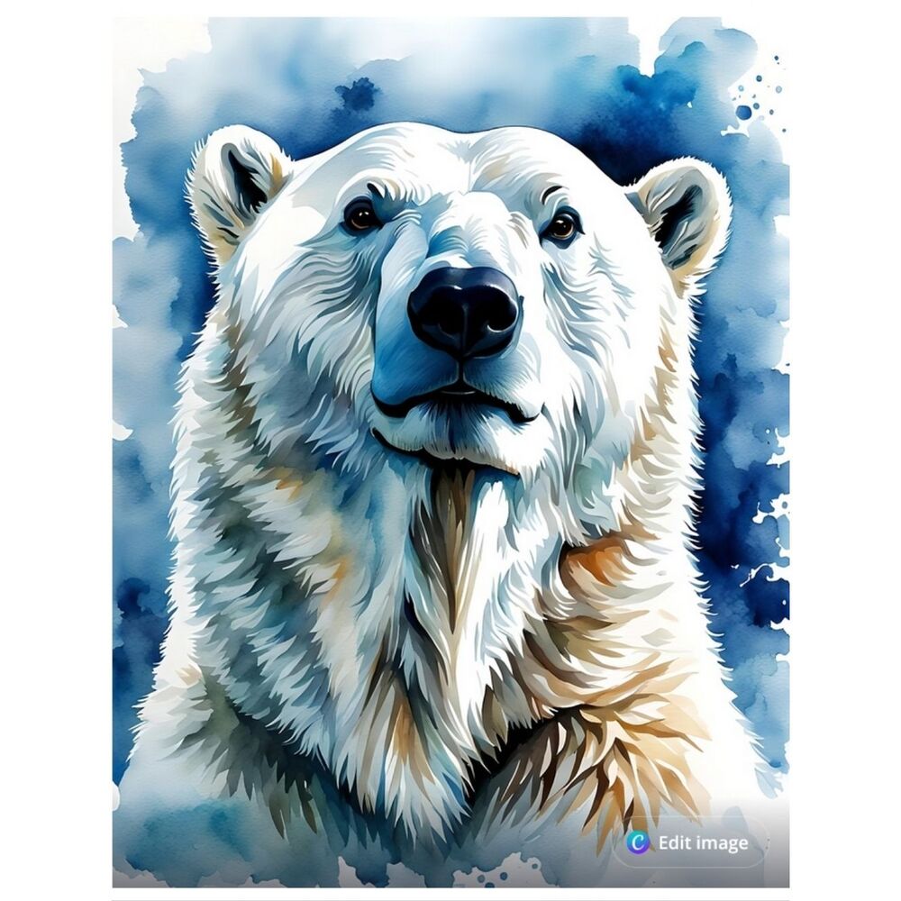 Custom Polar Bear Large Kitchen Fridge Magnet Home Decor